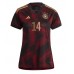 Germany Jamal Musiala #14 Replica Away Shirt Ladies World Cup 2022 Short Sleeve